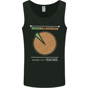 1% Teacher 99% Social Worker Teaching Mens Vest Tank Top