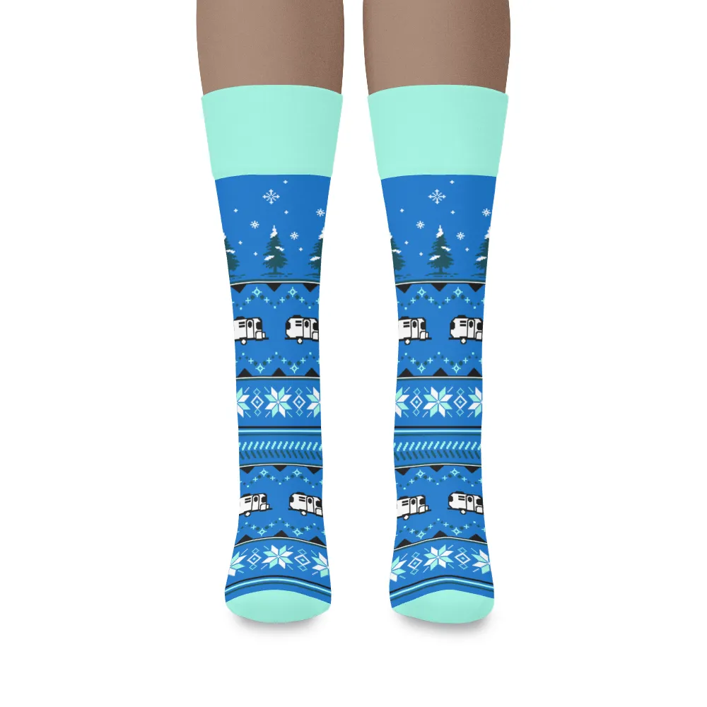 Airstream Winter Wonderland Socks