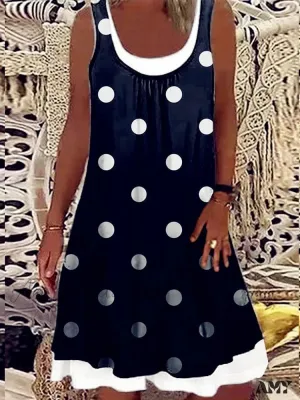 Amy Fashion - Large Big Printed Patchwork Boho Casual Party Dresses