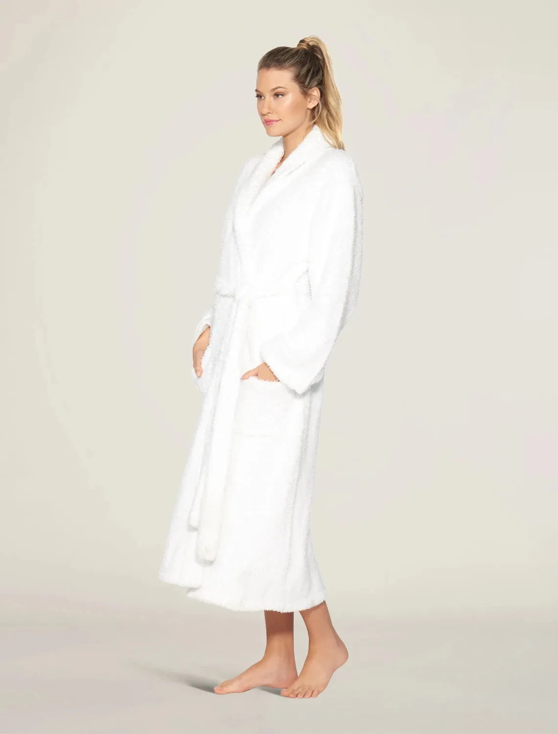 Barefoot Dreams - Cozychic Adult Robe in White