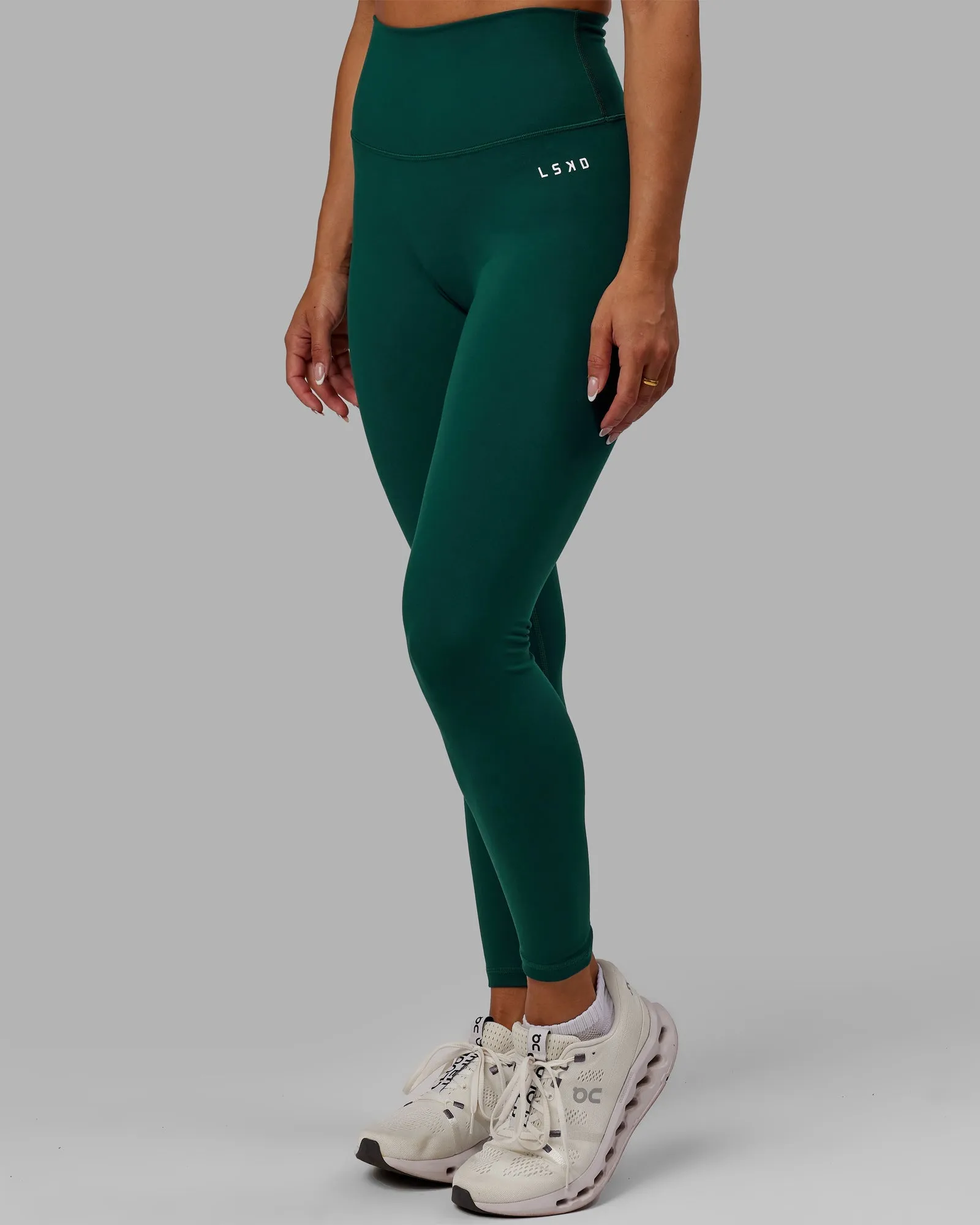 Base 2.0 Full Length Leggings - Dark Moss