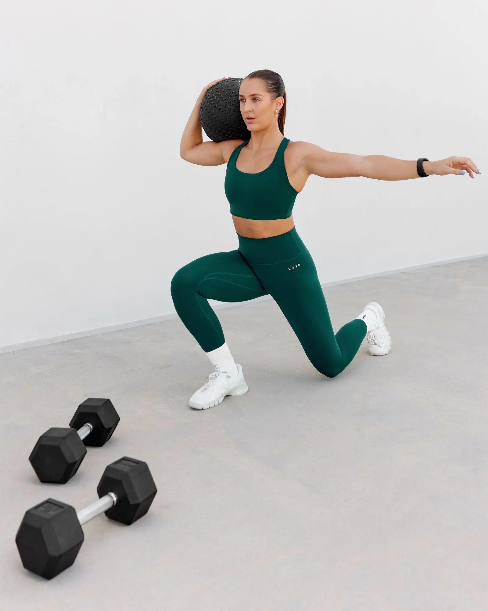 Base 2.0 Full Length Leggings - Dark Moss