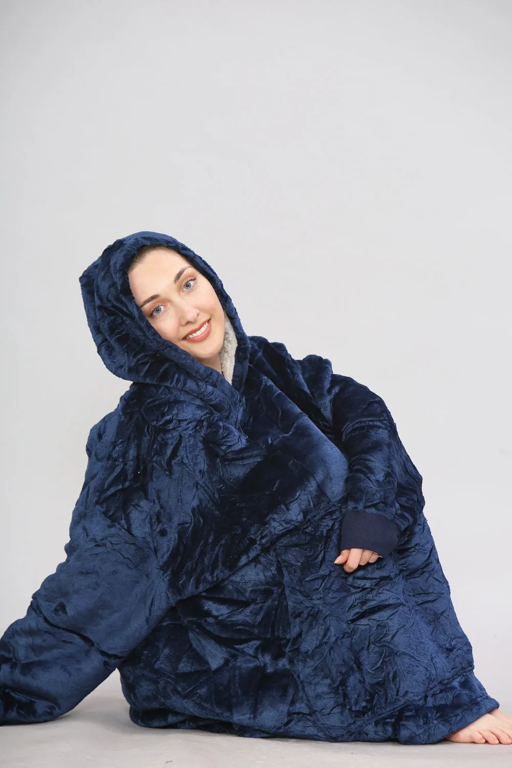 Blanket Hoodie Navy