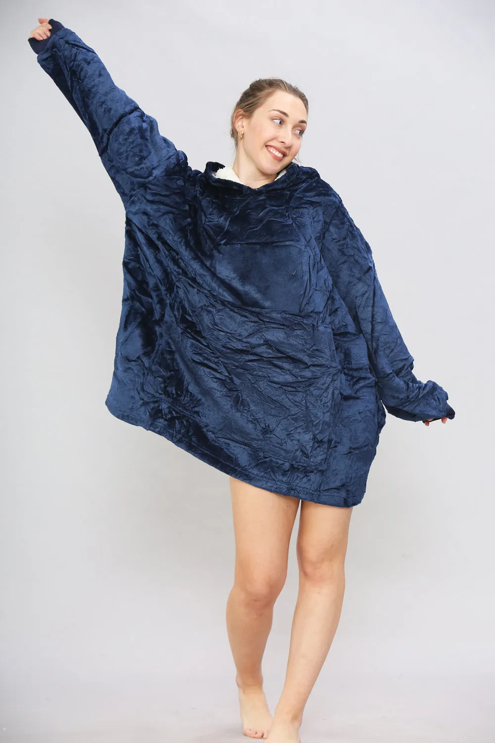 Blanket Hoodie Navy