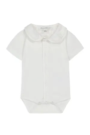 Bodysuit - Ecru Round neck