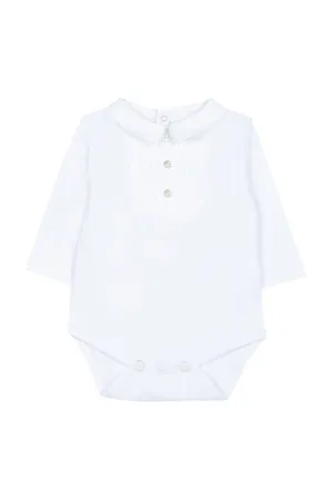 Bodysuit - White with pin tucks