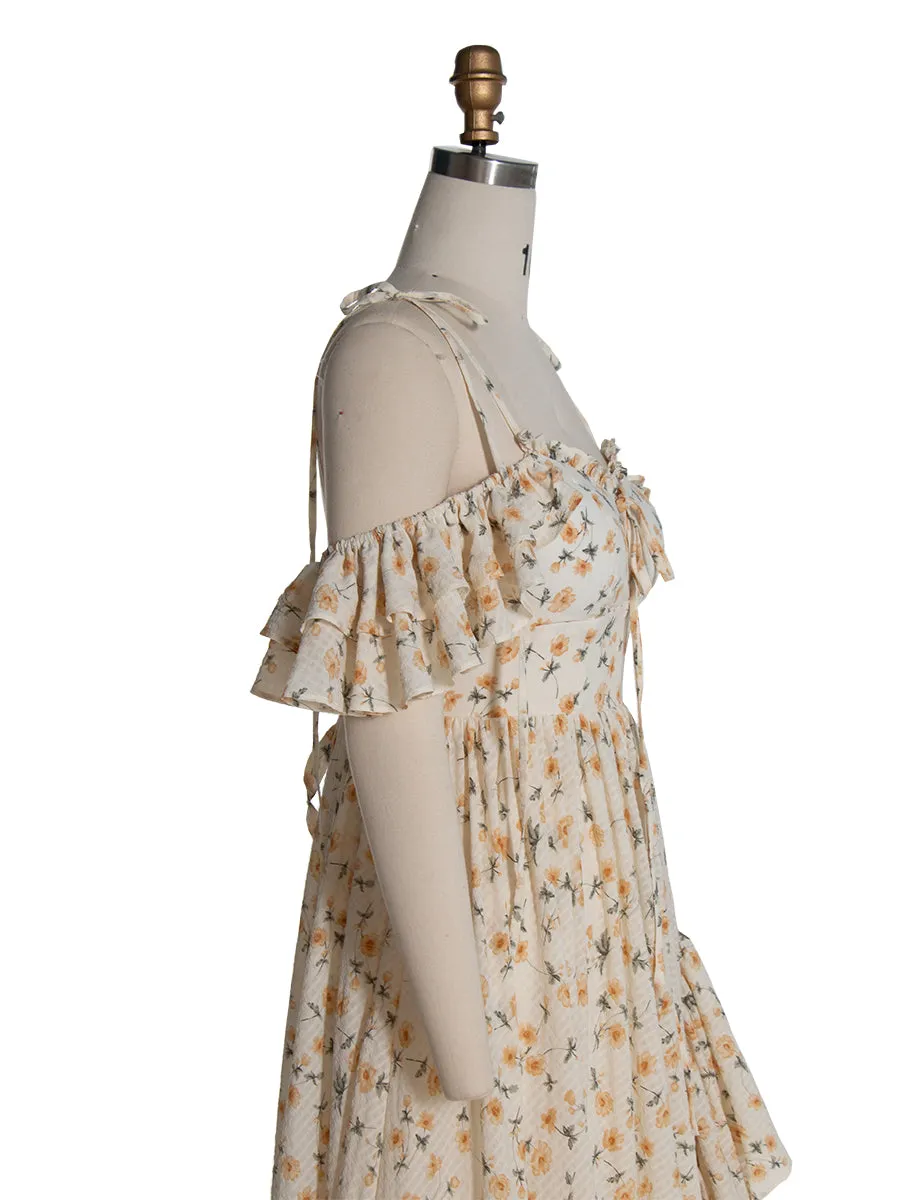 Boho Gown for Rehearsal Dinner Gender Reveal Bohemian Photoshoot Props YW240034