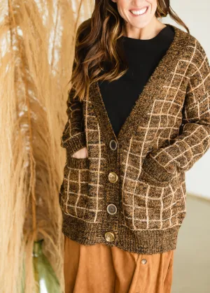Brown Patch Pocket Cardigan - FINAL SALE