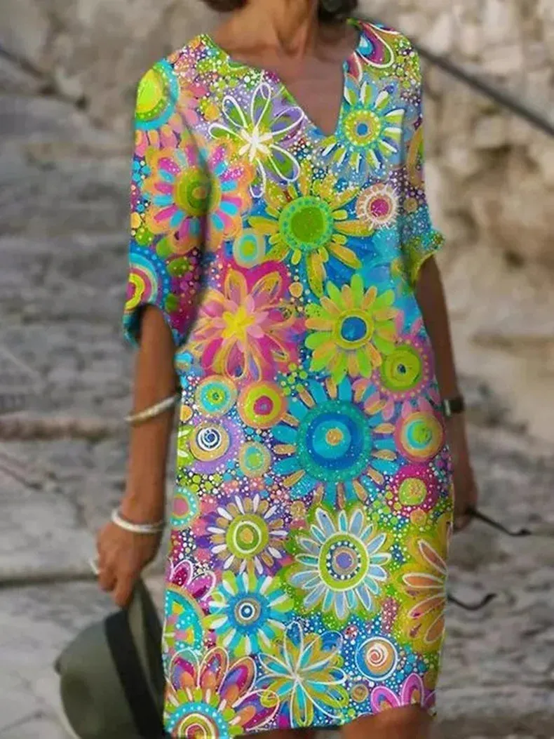 Chic Floral Summer Dress | Perfect for Casual Days