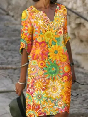 Chic Floral Summer Dress | Perfect for Casual Days