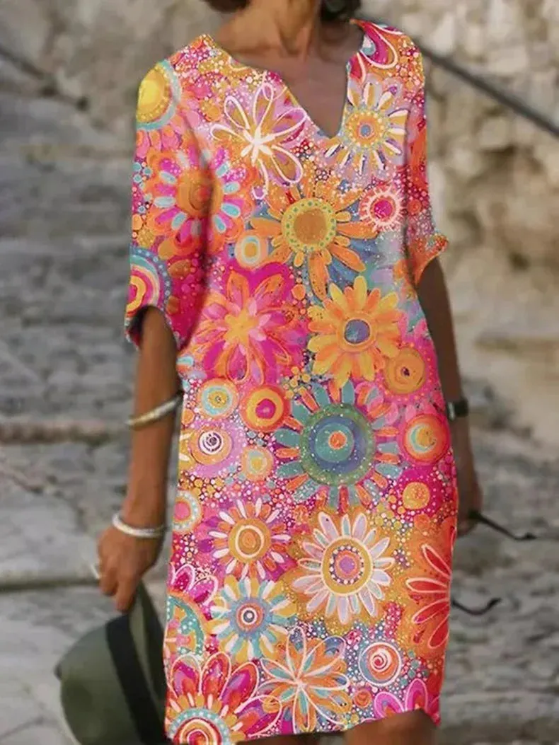 Chic Floral Summer Dress | Perfect for Casual Days