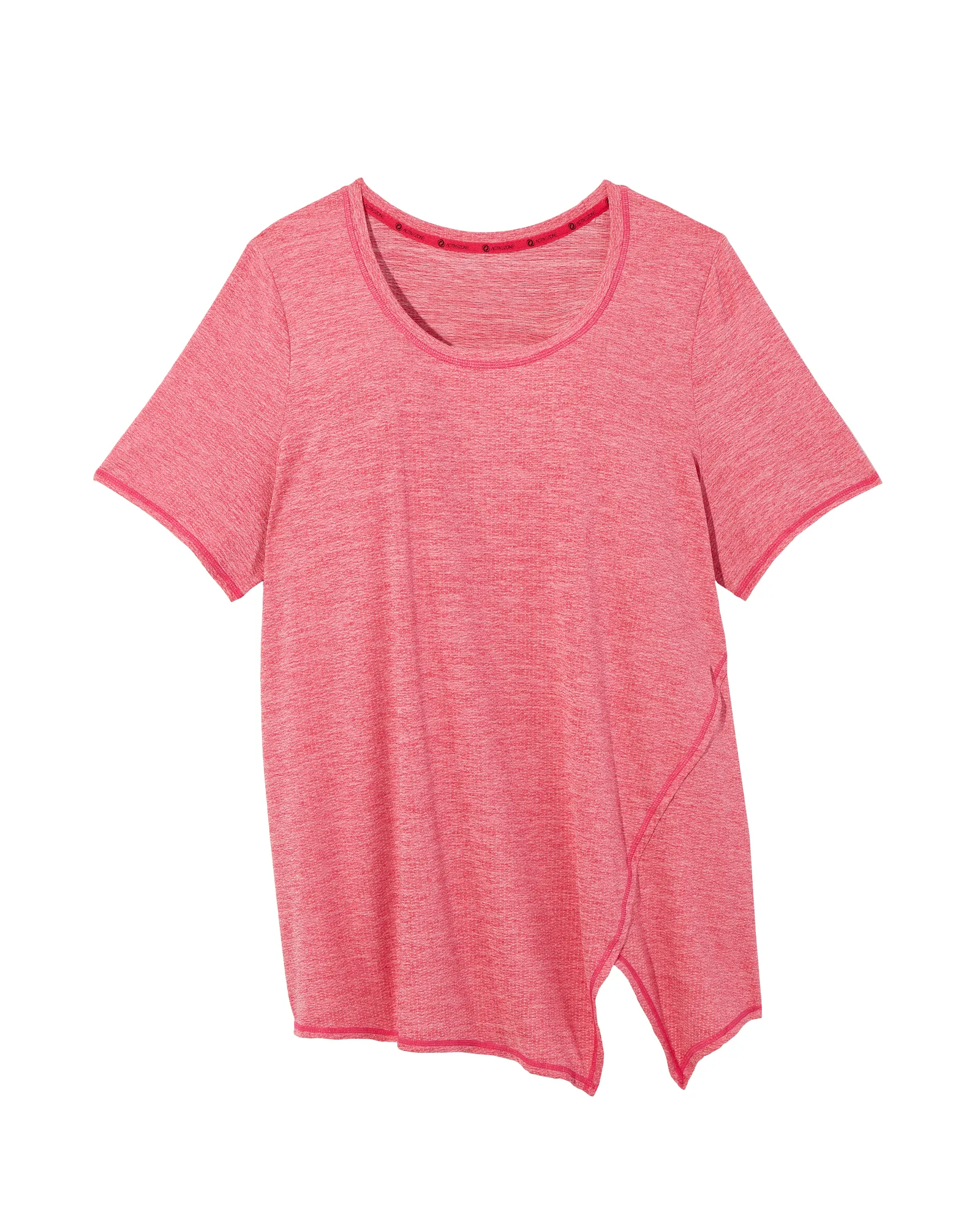 Chicory Tee with Split Hem | Pink
