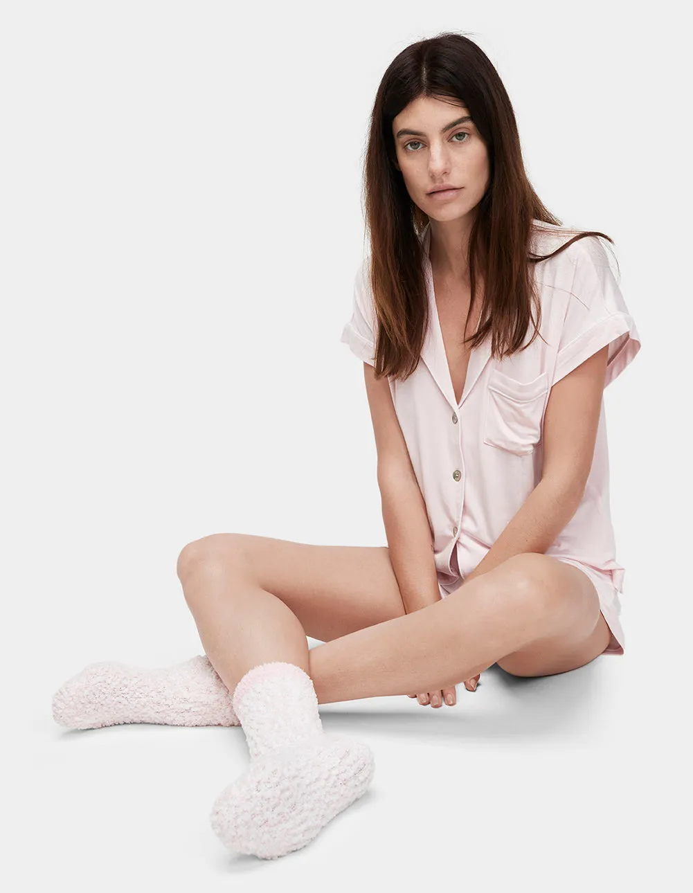 Cozy Chenille Sock in Seashell Pink by UGG