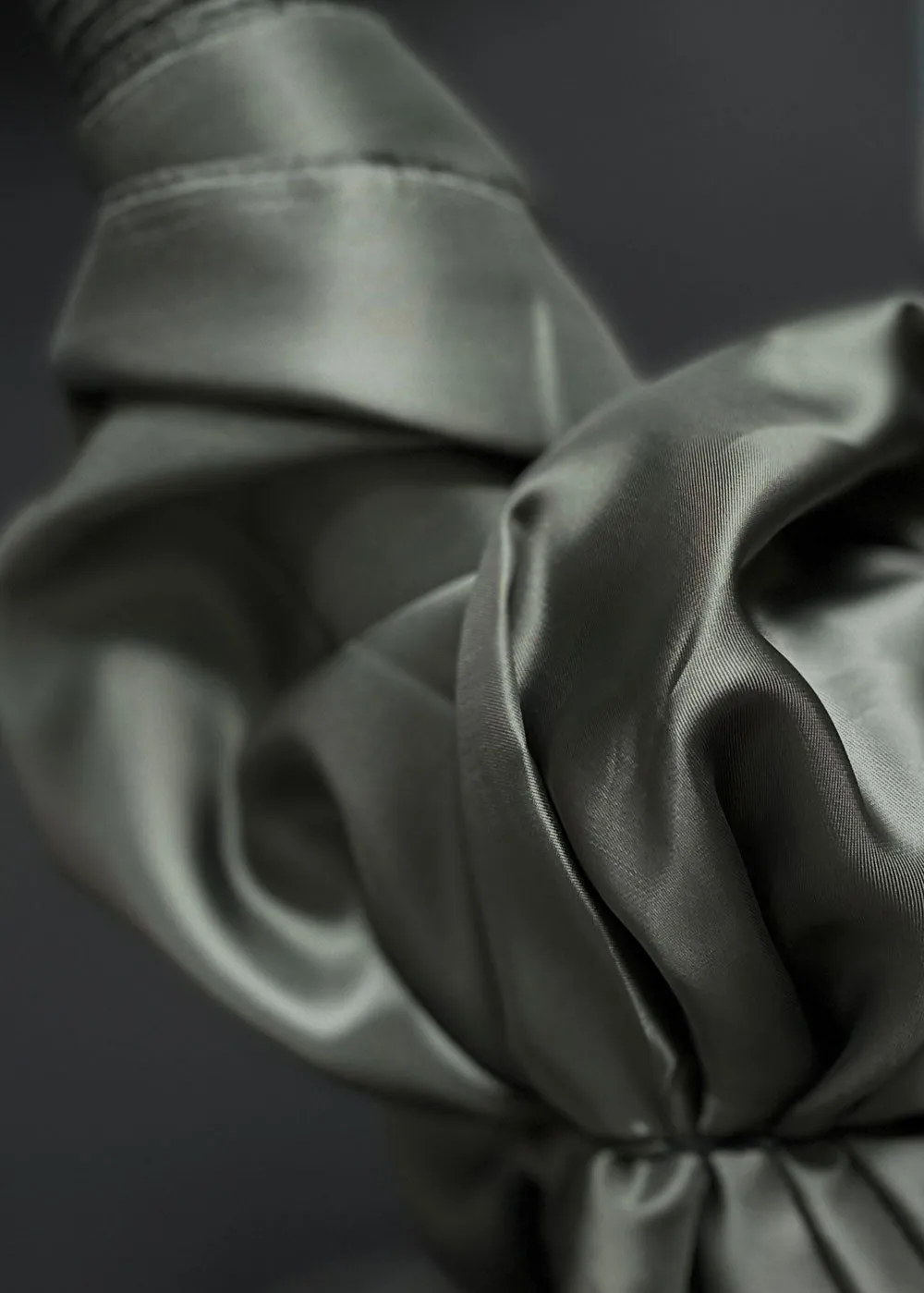 Cupro Light Twill Lining, Dark Green
