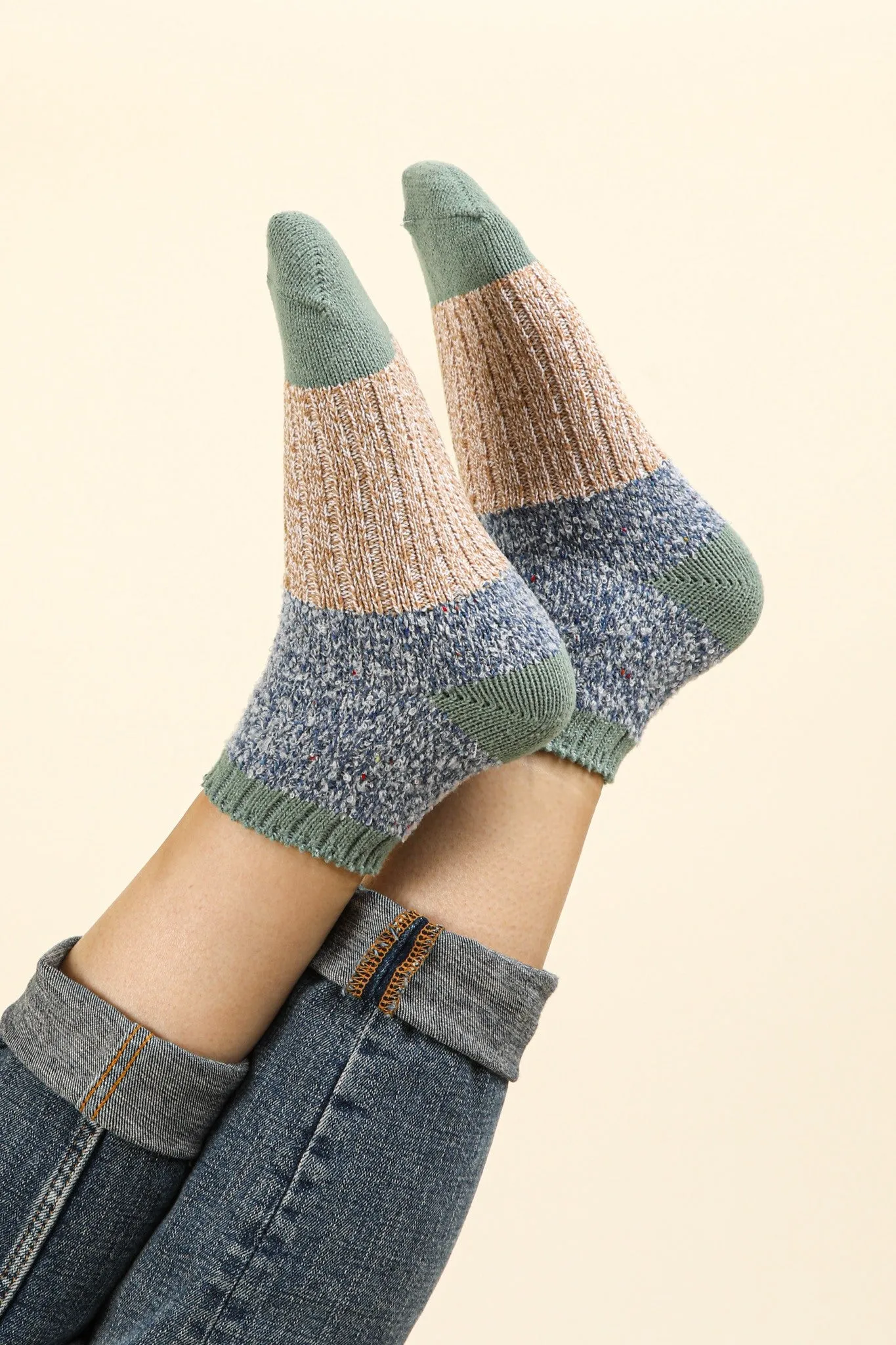 *DOORBUSTER* Earl Colorblock Crew Sock (3 colors) (FINAL SALE)