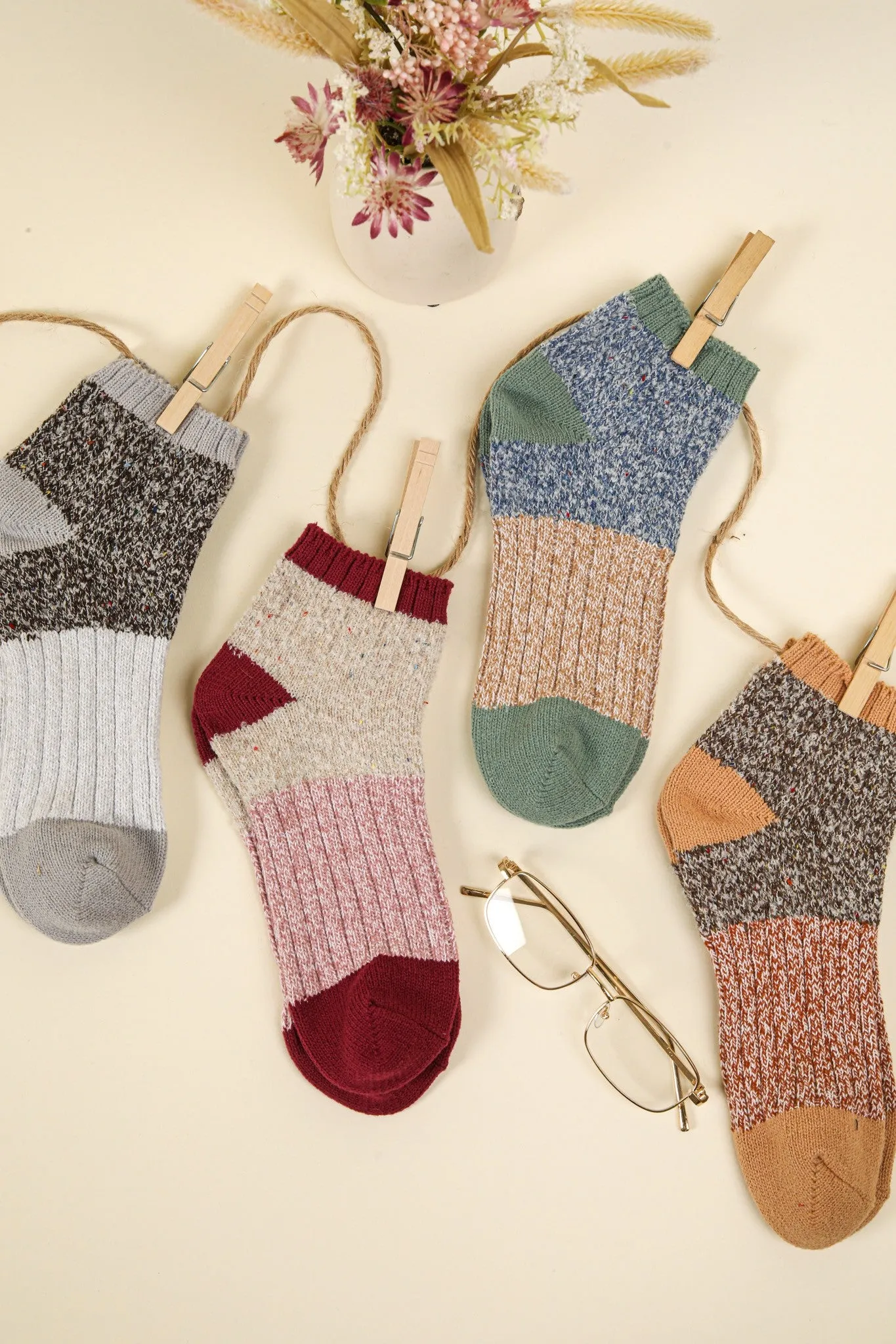 *DOORBUSTER* Earl Colorblock Crew Sock (3 colors) (FINAL SALE)