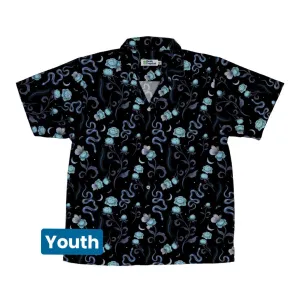 Episodic Serpent Garden Blue Space Youth Hawaiian Shirt