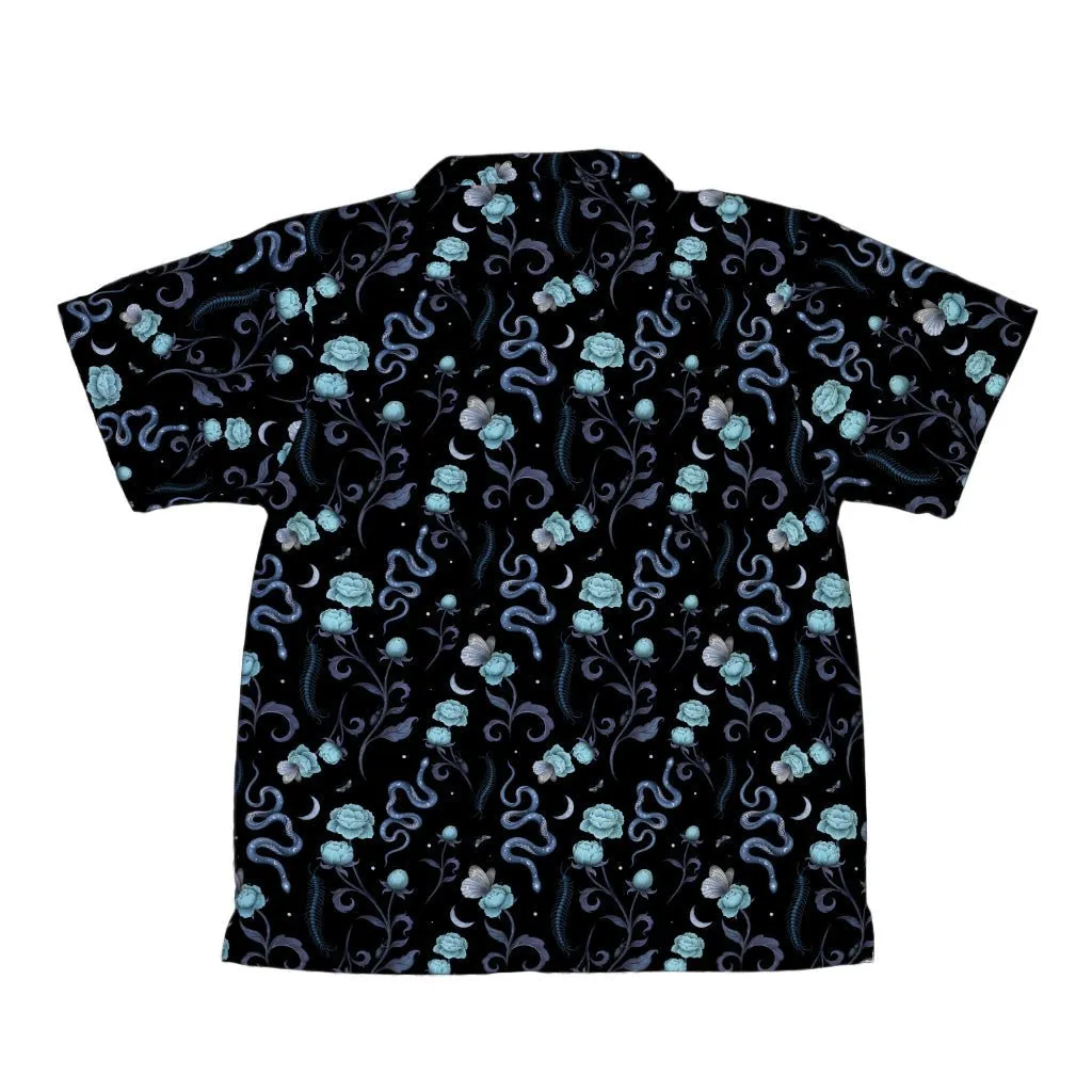 Episodic Serpent Garden Blue Space Youth Hawaiian Shirt