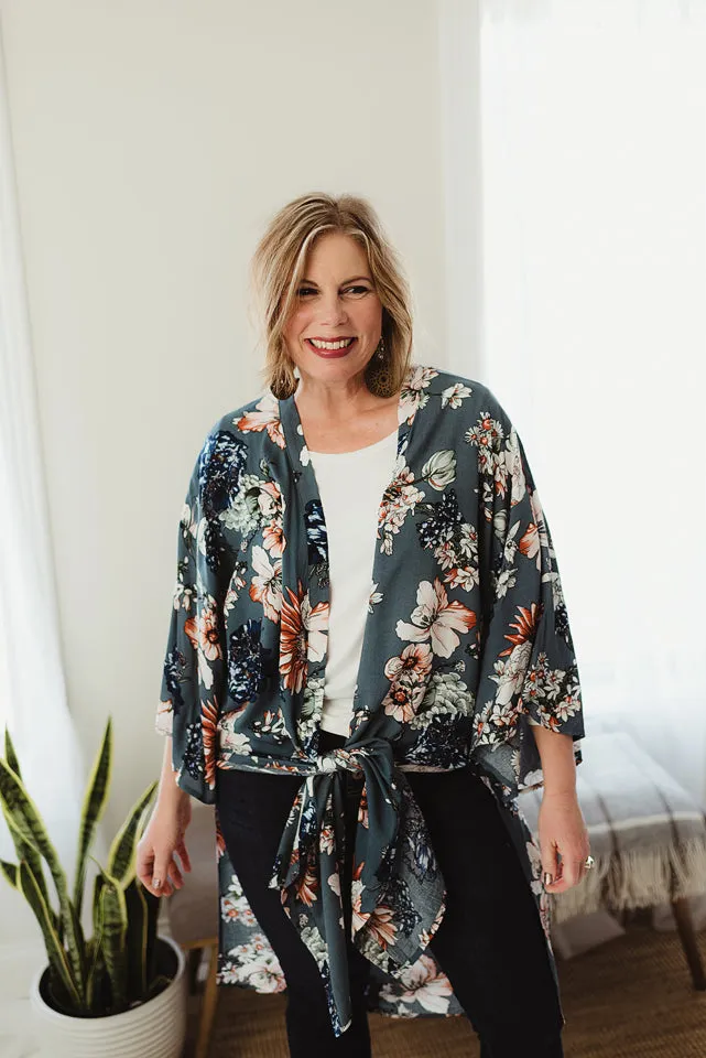 Flowy Floral Kimono