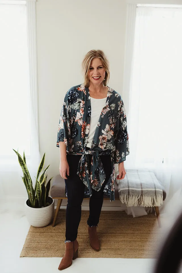 Flowy Floral Kimono