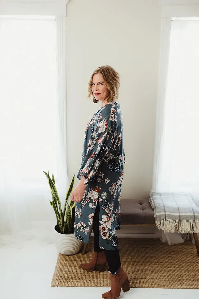 Flowy Floral Kimono