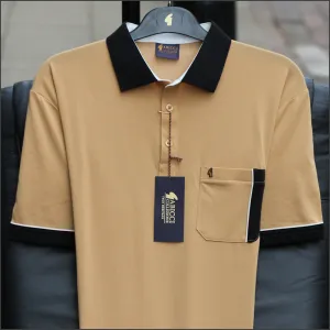 Gabicci X09 Camel Pattern T Shirt--