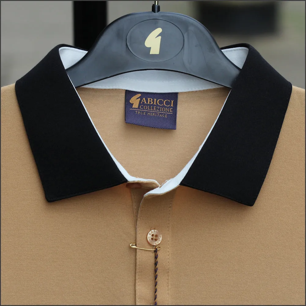 Gabicci X09 Camel Pattern T Shirt--