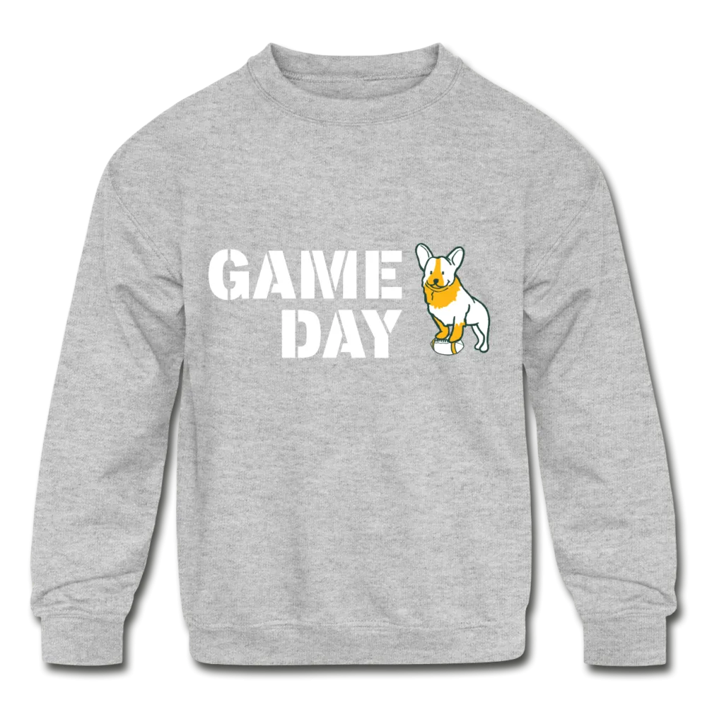 Game Day Dog Kids' Crewneck Sweatshirt