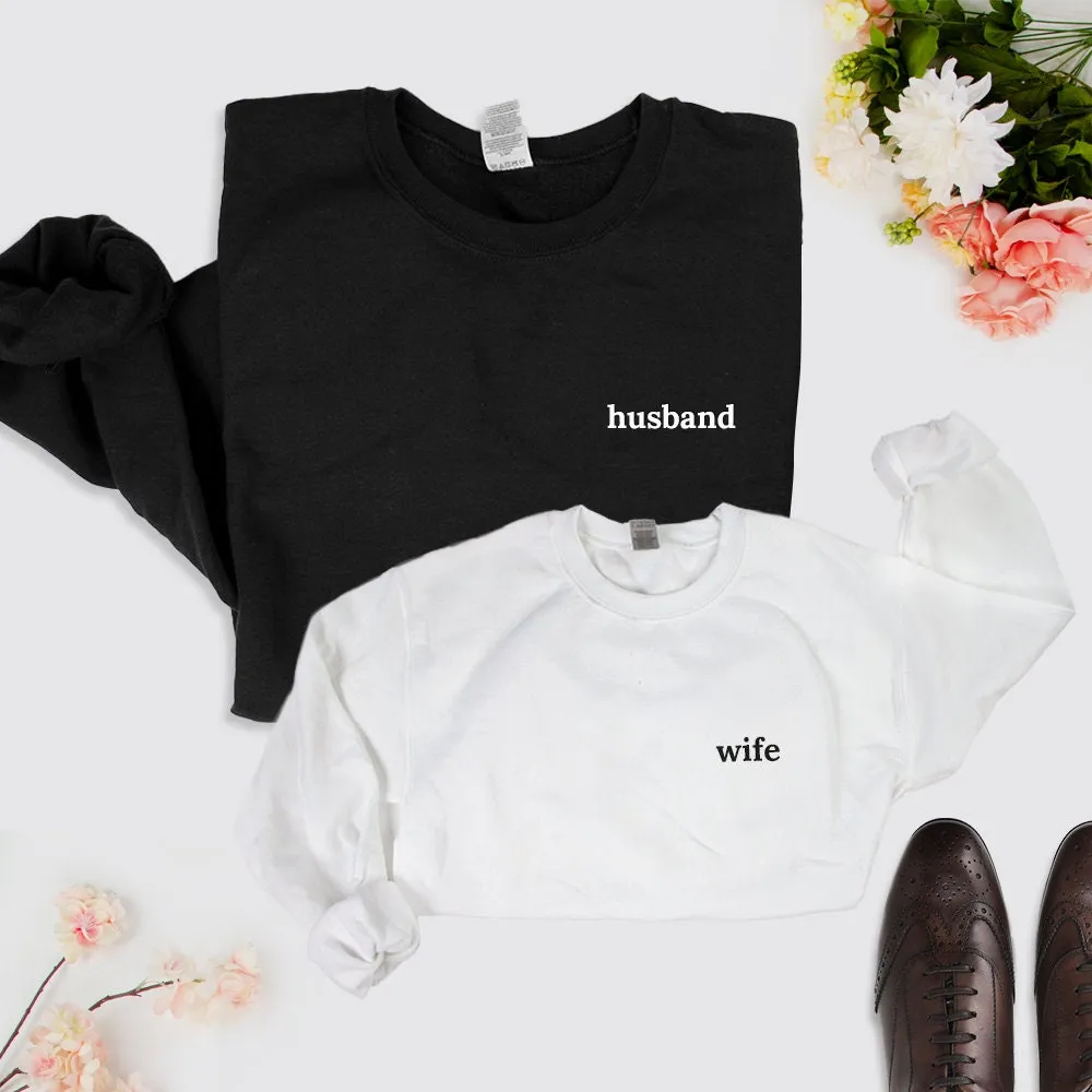 Husband and Wife Sweatshirt Gifts