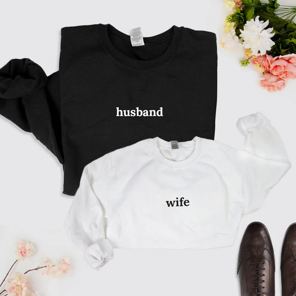 Husband and Wife Sweatshirt Gifts