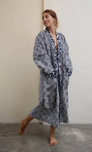 Indigo Kimono Robe
