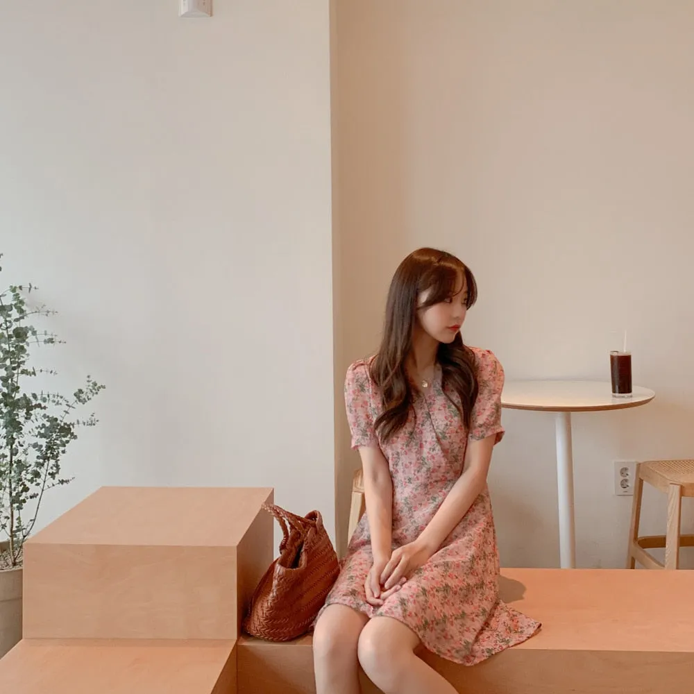 [Korean Style] Boho 2 Colors Floral dresses
