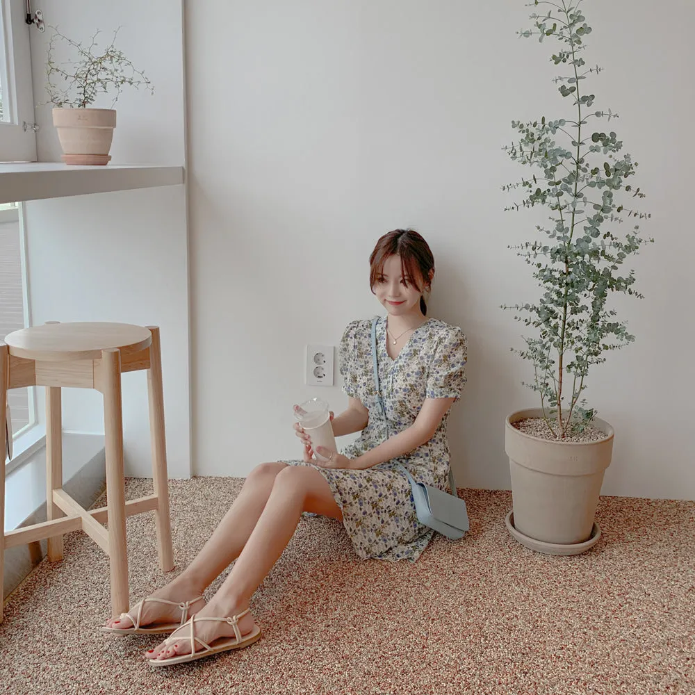 [Korean Style] Boho 2 Colors Floral dresses