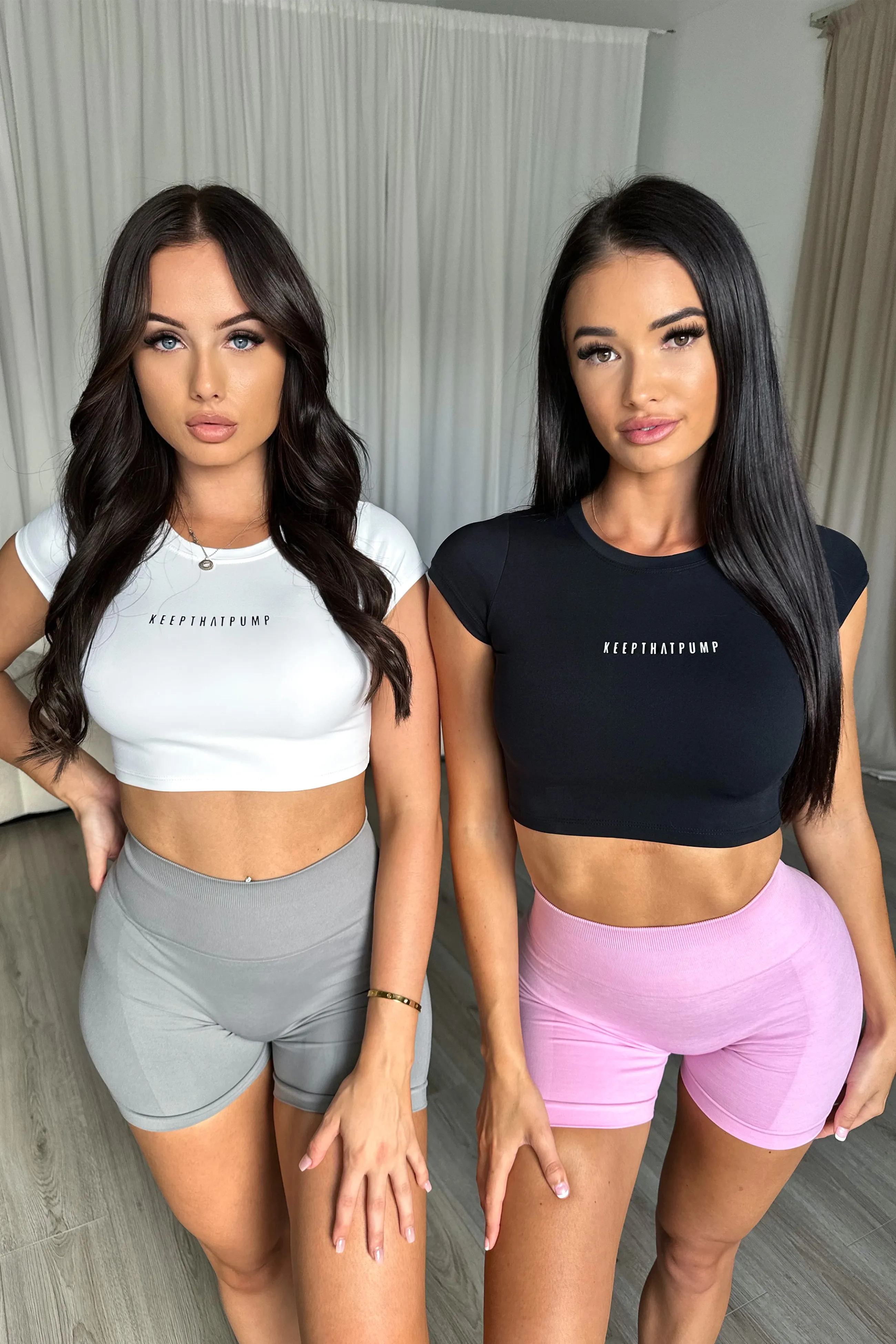 KTP Cropped Tee - White