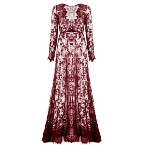 Lace Boho Gown