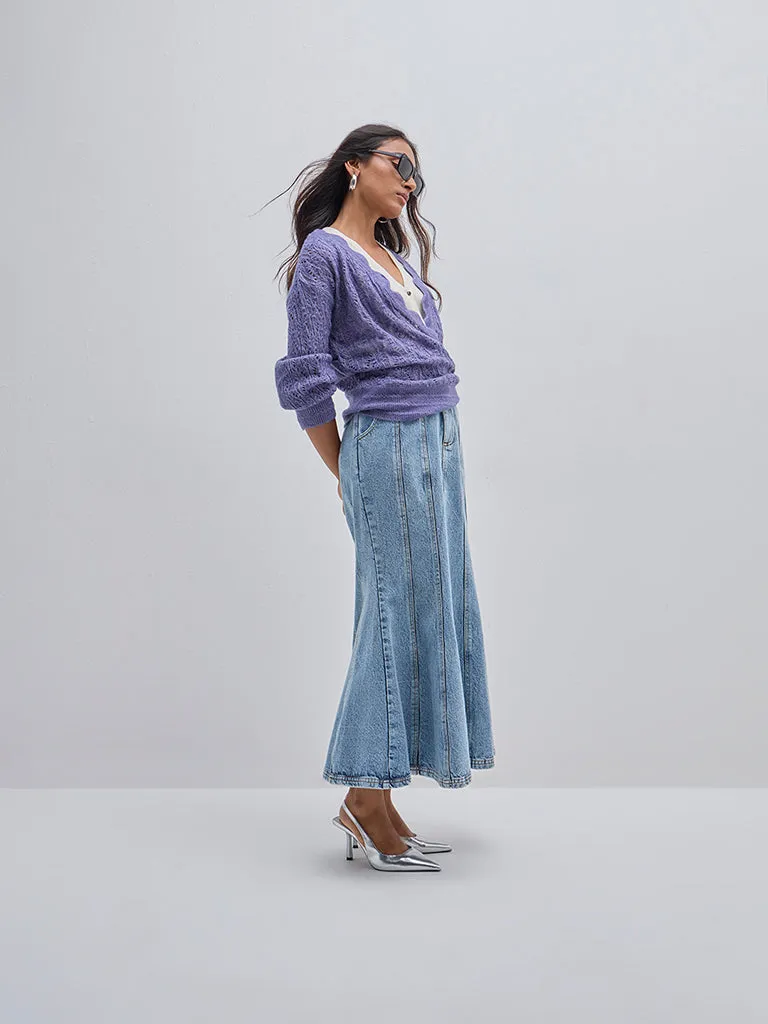 LOV Blue Knitted Sweater