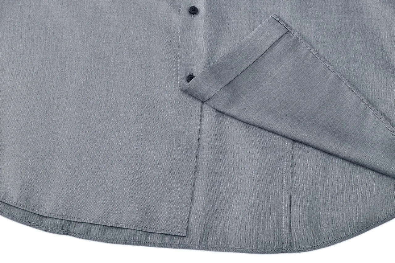 Non-Iron Super Soft Lyocell Blend Oxford Shirt in Smart Fit
