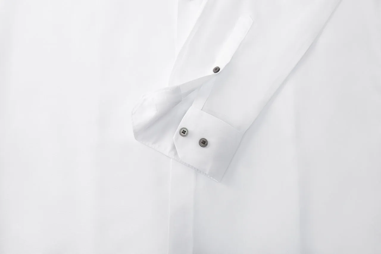 Non-Iron Super Soft Lyocell Blend Oxford Shirt in Smart Fit
