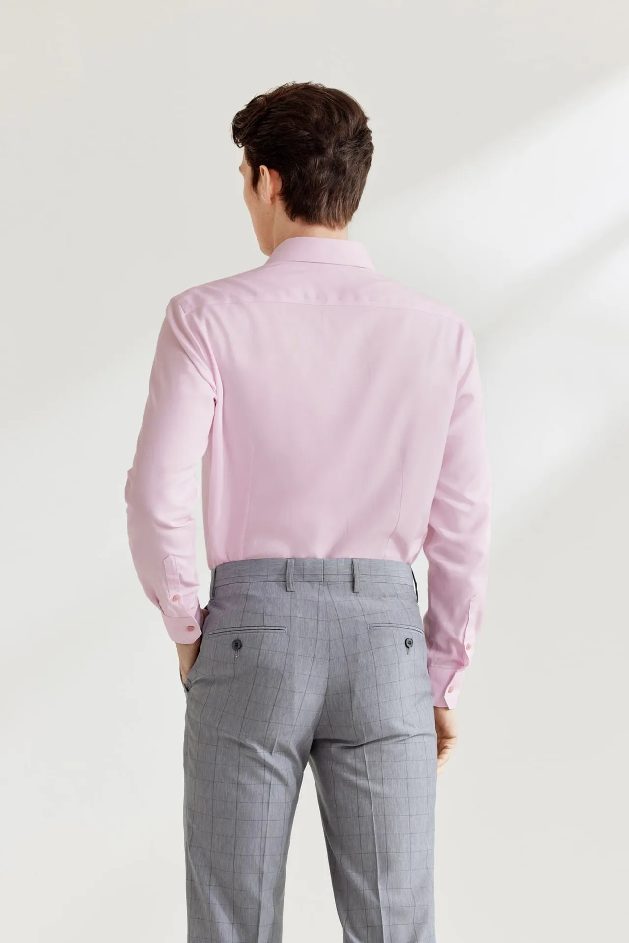 Non-Iron Super Soft Lyocell Blend Oxford Shirt in Smart Fit