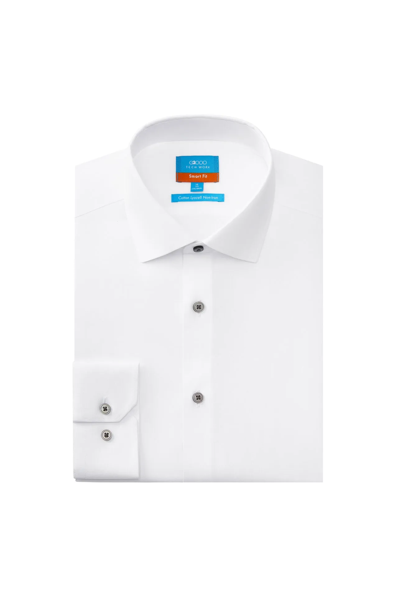 Non-Iron Super Soft Lyocell Blend Oxford Shirt in Smart Fit