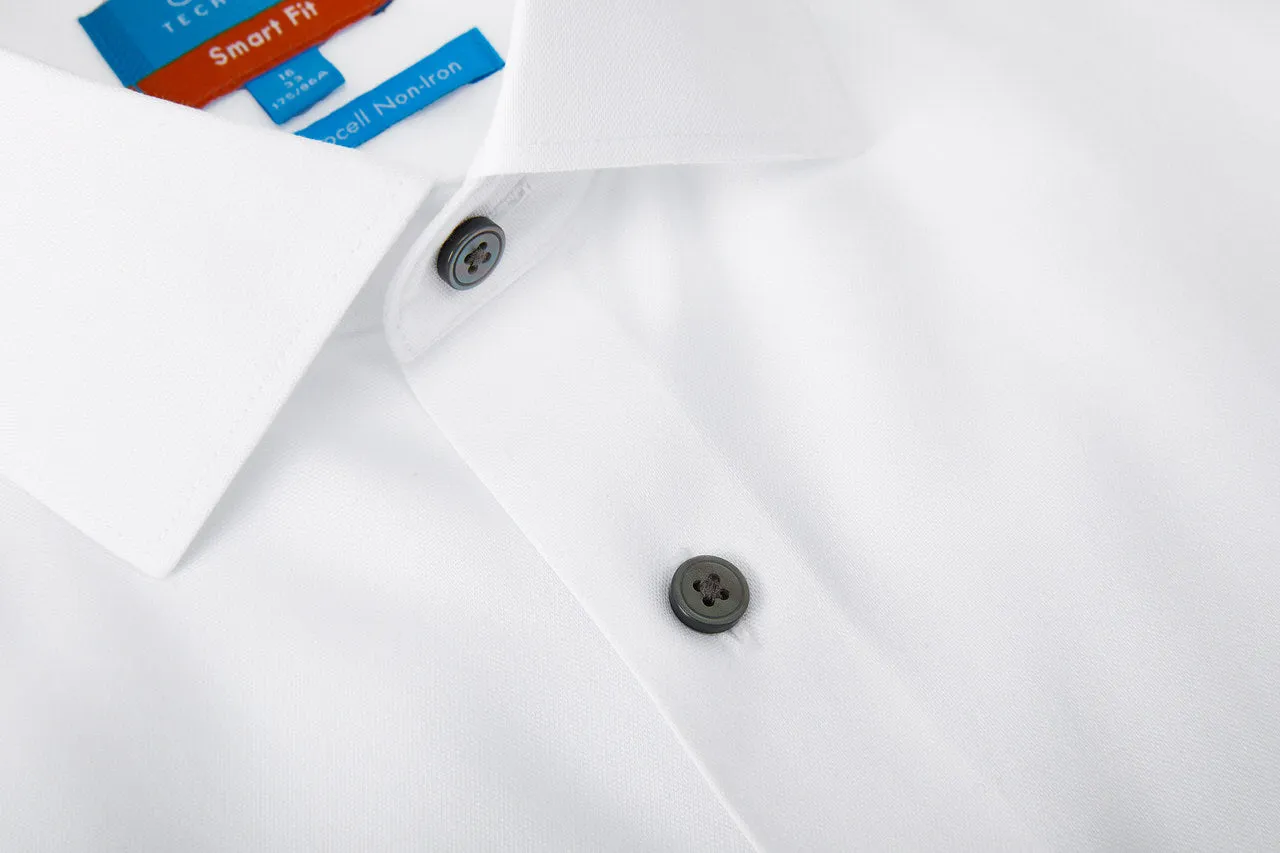 Non-Iron Super Soft Lyocell Blend Oxford Shirt in Smart Fit