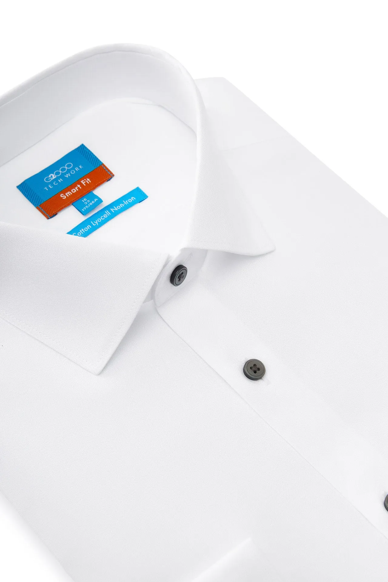 Non-Iron Super Soft Lyocell Blend Oxford Shirt in Smart Fit