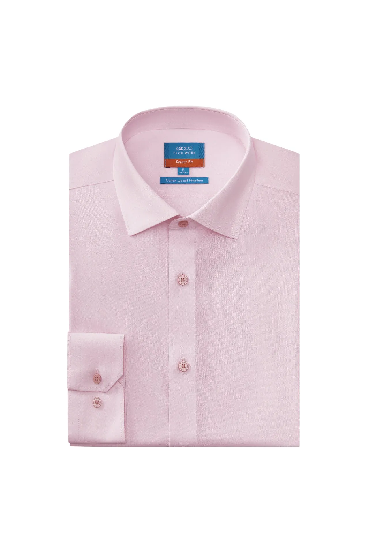 Non-Iron Super Soft Lyocell Blend Oxford Shirt in Smart Fit