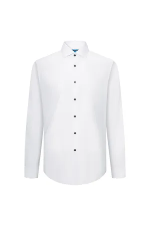 Non-Iron Super Soft Lyocell Blend Oxford Shirt in Smart Fit