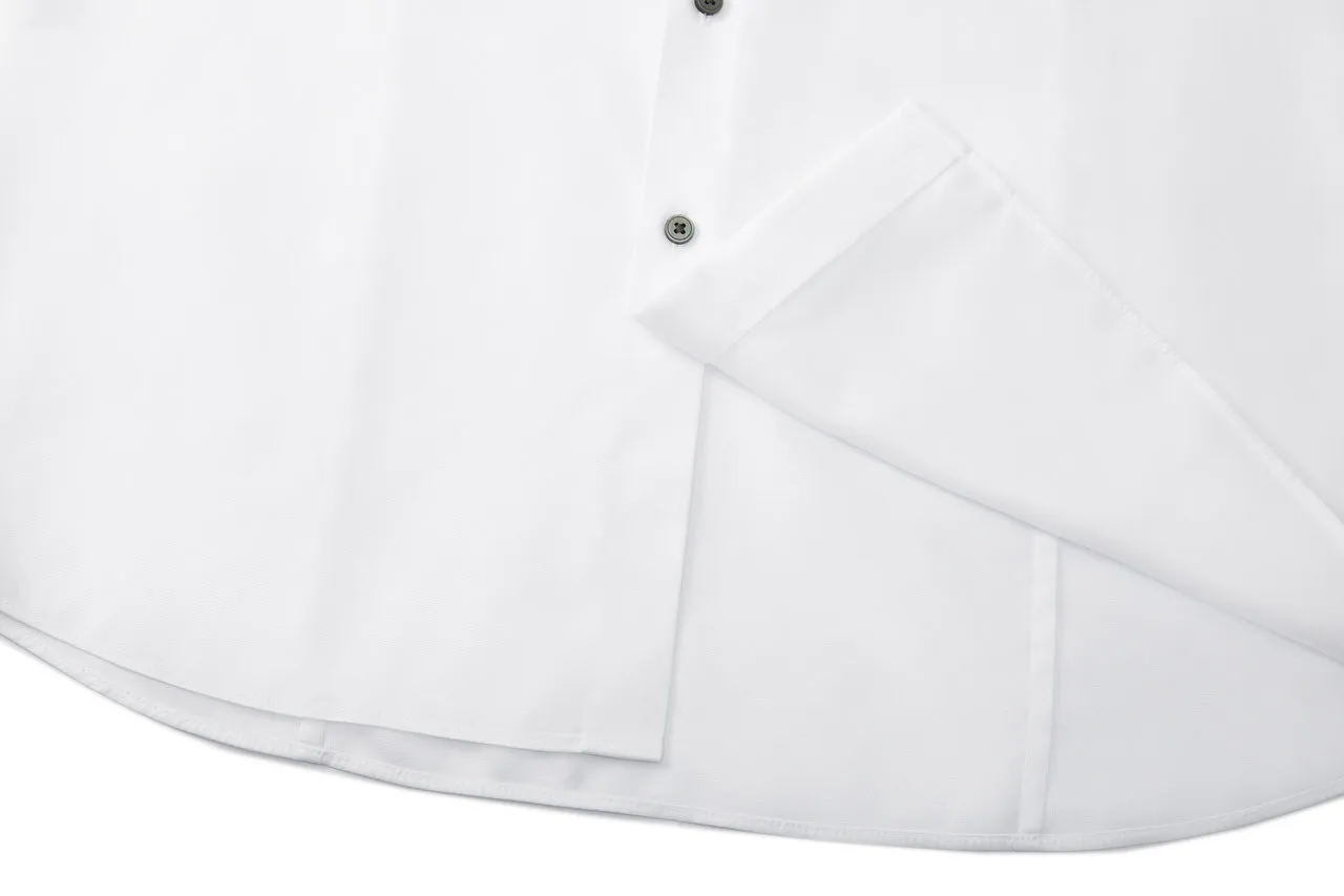 Non-Iron Super Soft Lyocell Blend Oxford Shirt in Smart Fit