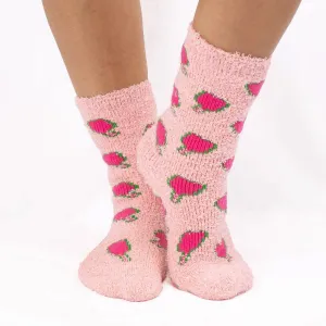 Pink Pickleball Snuggle Socks