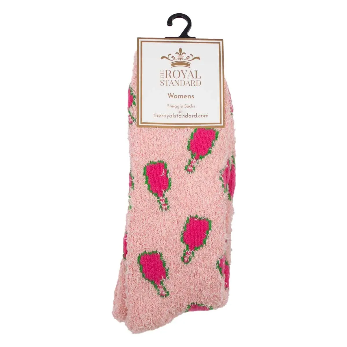 Pink Pickleball Snuggle Socks