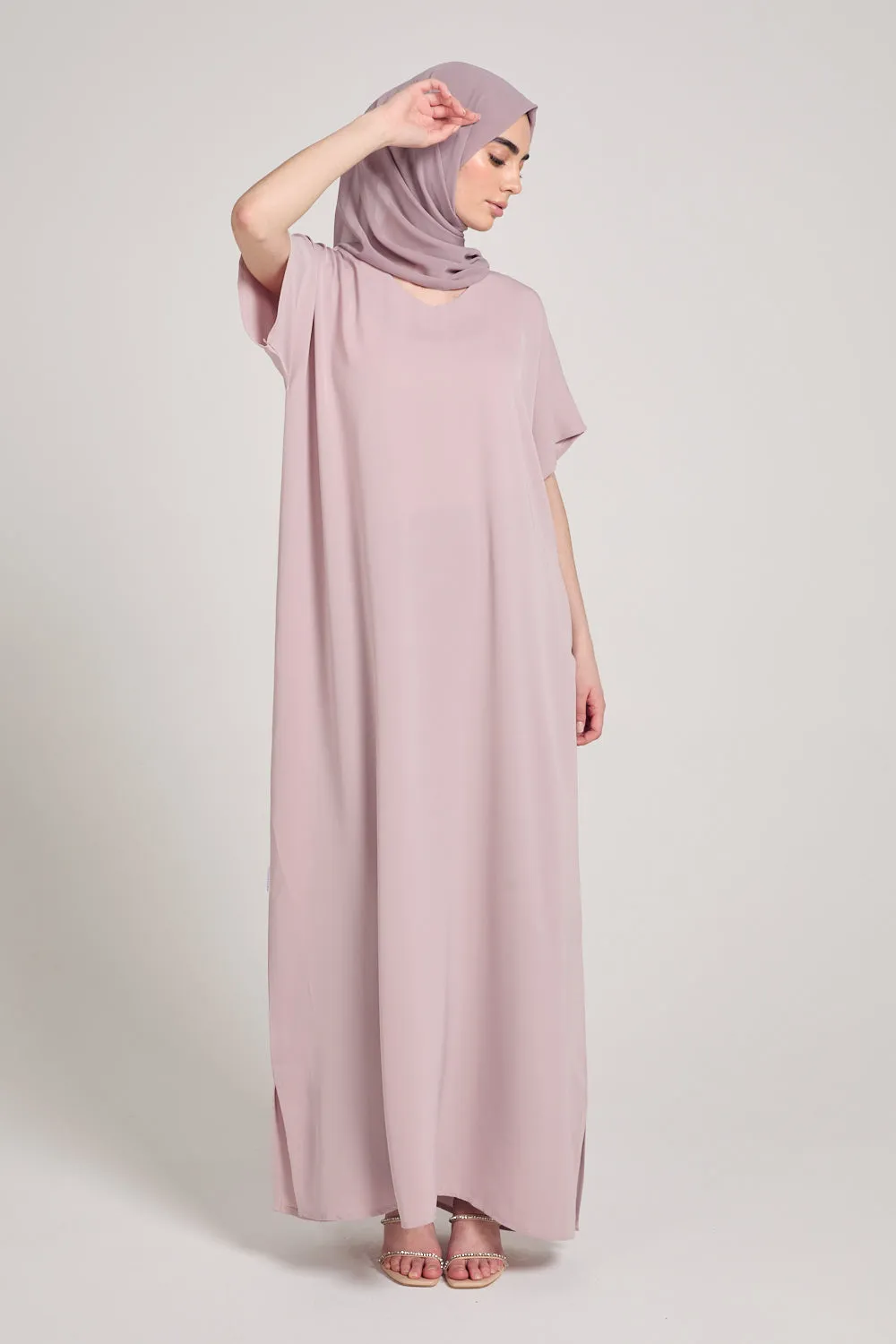 Premium Nidha Inner Slip Dress - English Rose