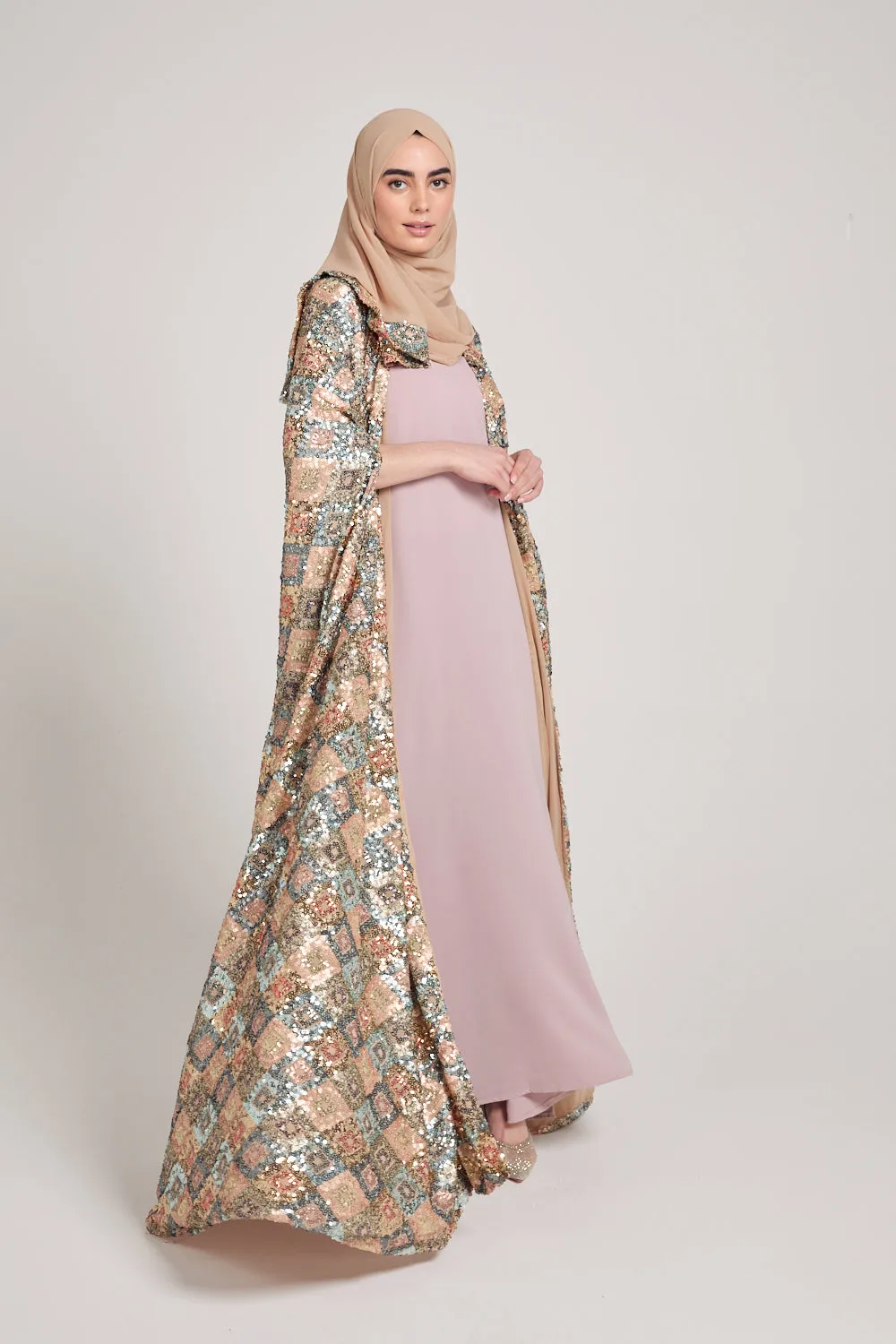 Premium Nidha Inner Slip Dress - English Rose