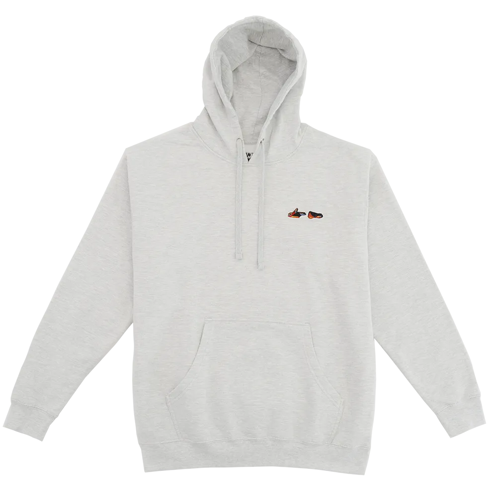 RTJ4 EMBROIDERED HOODIE (GREY)